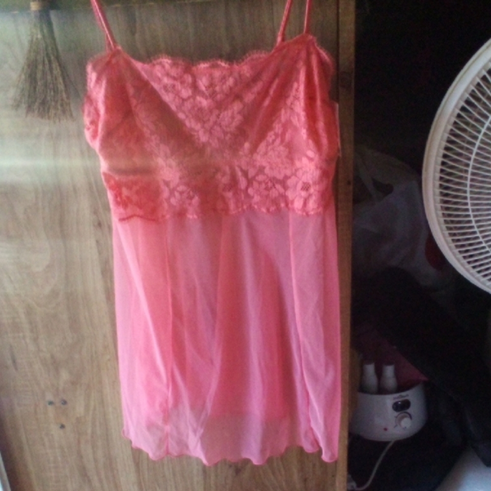 NWT! Auden Pink Lace Chemise
